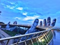 The Golden bridge on Bana Hills,Da Nang,Vietnam.